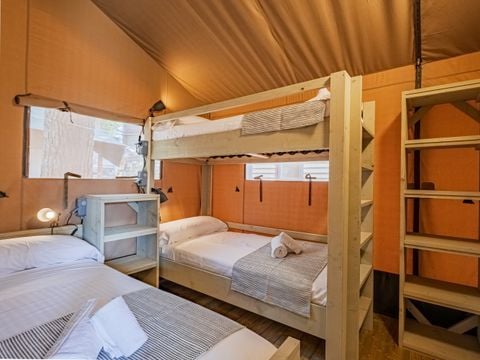 Tente en toile et en bois 2 personnes - Safari Tent