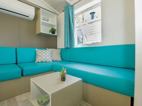 MOBILHOME 6 personnes - Mobil-home | Premium | 3 Ch. | 6 Pers. | Terrasse surélevée | 1 SDB | Clim.
