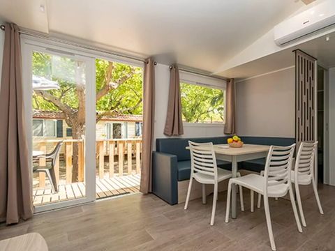 MOBILHOME 6 personnes - Comfort | 3 Ch. | 6 Pers. | Terrasse surélevée | Clim.
