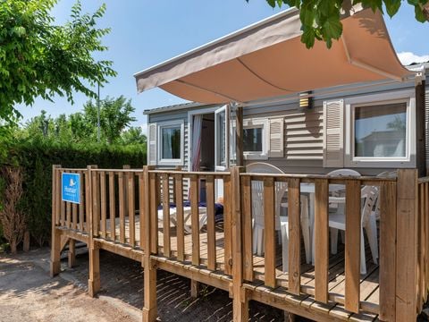 MOBILHOME 6 personnes - Classic | 2 Ch. | 4/6 Pers. | Terrasse surélevée | Clim.