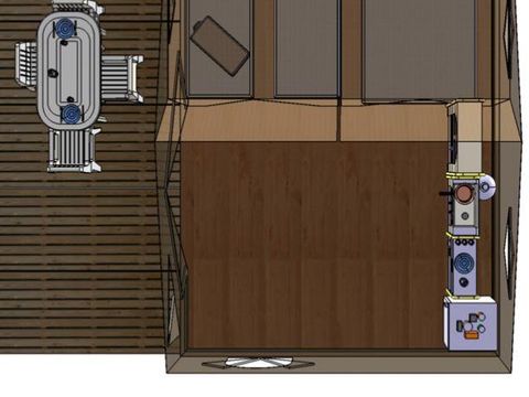 TENTE 5 personnes - CANADA, sans sanitaires