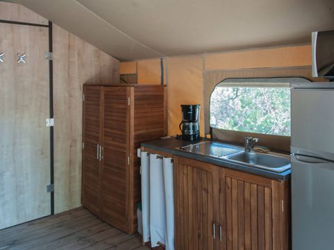 TENTE TOILE ET BOIS 5 personnes - LODGE KENYA