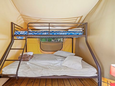 TENTE TOILE ET BOIS 5 personnes - LODGE KENYA