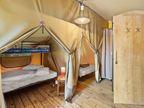 TENTE TOILE ET BOIS 5 personnes - LODGE KENYA