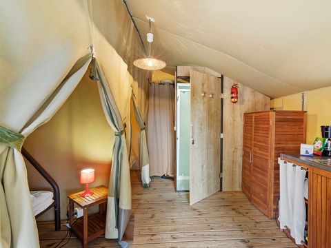 TENTE TOILE ET BOIS 5 personnes - LODGE KENYA