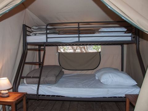 TENTE TOILE ET BOIS 5 personnes - LODGE KENYA