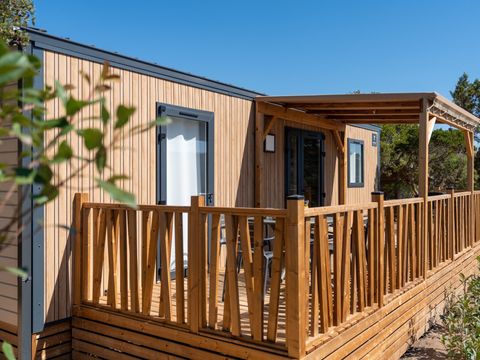 Mobilhome 4 personnes - Mobil home Cagna - 2 chambres - 2 salles de bains + tv