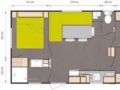 Mobilhome 6 personnes - O'Hara + Climatisation