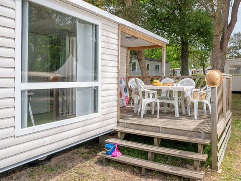 MOBILHOME 6 personnes - Comfort | 2 Ch. | 4/6 Pers. | Terrasse simple | Clim.