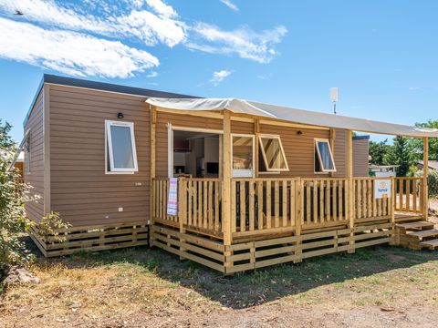 Mobilhome 6 personnes - Premium | 3 Ch. | 6 Pers. | Terrasse Lounge | Clim. | TV