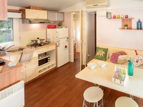 Mobilhome 6 personnes - Classic | 2 Ch. | 4/6 Pers. | Terrasse surélevée | Clim.