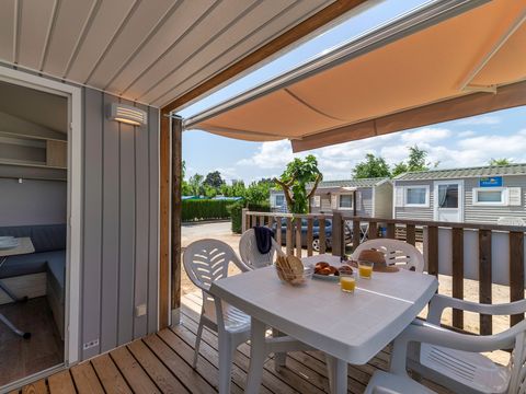 Mobilhome 6 personnes - Comfort | 2 Ch. | 4/6 Pers. | Terrasse simple | Clim.