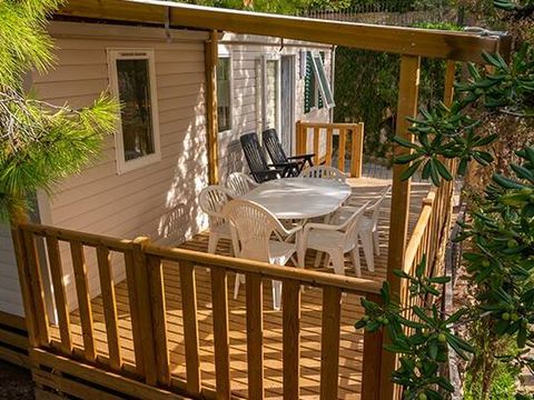 Mobilhome 6 personnes - Comfort | 3 Ch. | 6 Pers. | Terrasse surélevée | Clim.