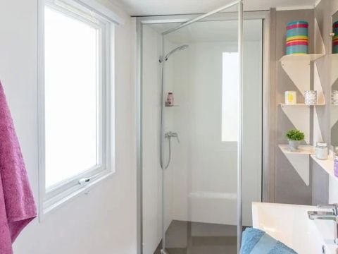 Mobilhome 6 personnes - Premium | 2 Ch. | 4/6 Pers. | Terrasse Lounge | Clim. | TV