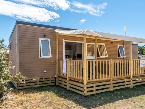 Mobilhome 6 personnes - Premium | 3 Ch. | 6 Pers. | Terrasse Lounge | Clim. | TV