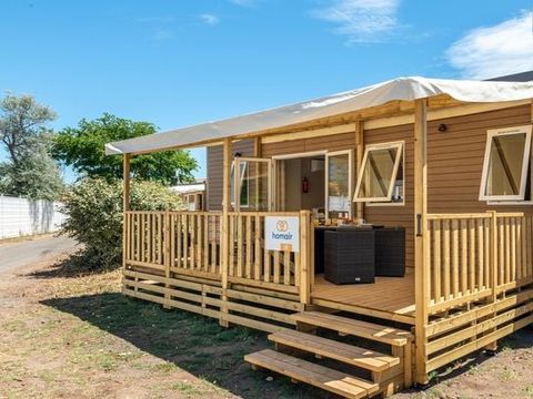 Mobilhome 6 personnes - Premium | 3 Ch. | 6 Pers. | Terrasse Lounge | Clim. | TV