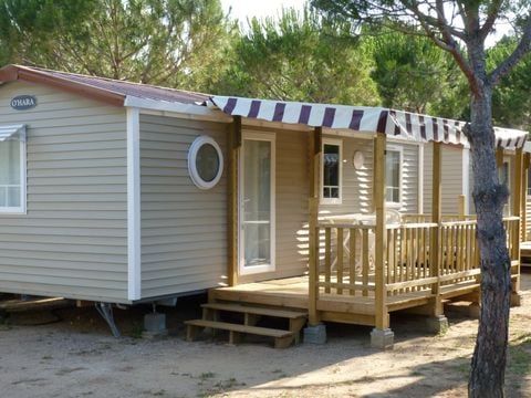 MOBILHOME 6 personnes - Classic | 3 Ch. | 6 Pers. | Terrasse surélevée | Clim.