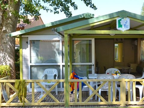 Chalet 6 personnes - Chalet | Classic XL | 3 Ch. | 6 Pers. | Terrasse surélevée | Clim.