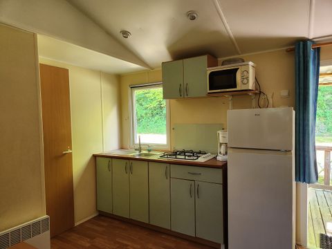 CHALET 4 personnes - CLIM - Locatif bois avec terrasse couverte