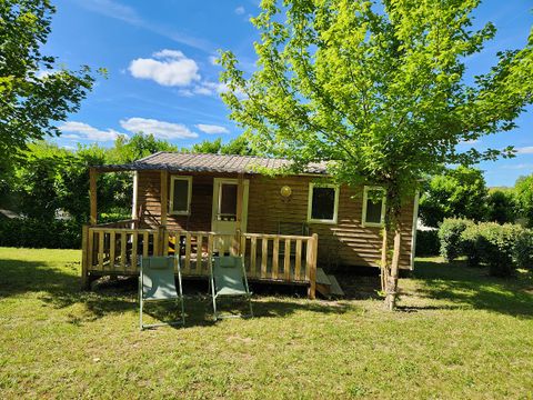 CHALET 4 personnes - CLIM - Locatif bois avec terrasse couverte
