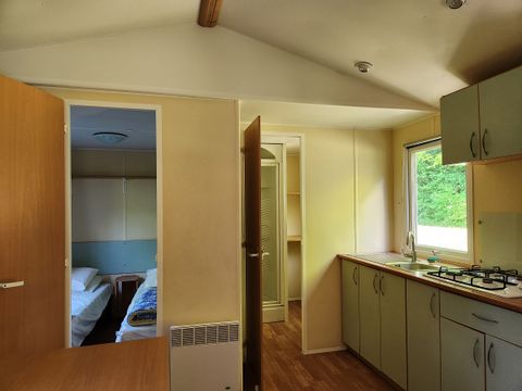 CHALET 4 personnes - CLIM - Locatif bois avec terrasse couverte
