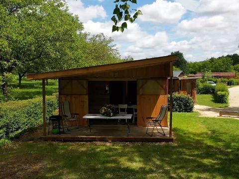 CHALET 4 personnes - CLIM - Cabane Lodge 35 m² sur plancher bois (35 m² avec terrasse)