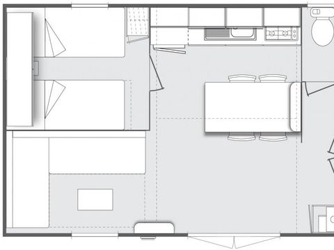MOBILHOME 6 personnes - CLIM