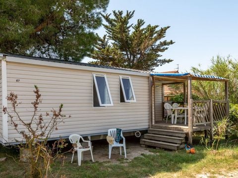 MOBILHOME 4 personnes - Comfort | 2 Ch. | 4 Pers. | Terrasse simple | Clim.