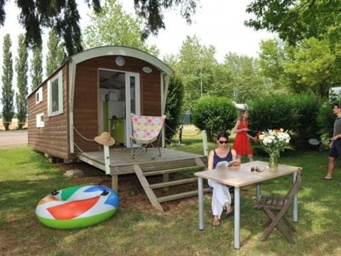 HÉBERGEMENT INSOLITE 4 personnes - Ciela Roulotte - 1 chambre - Salle de bain