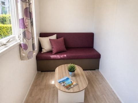 MOBILHOME 2 personnes - Privilège 1 ch. - Terrasse non couverte - 21 m2