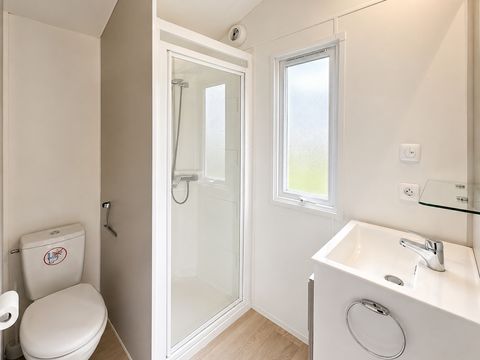MOBILHOME 2 personnes - Privilège 1 ch. - Terrasse non couverte - 21 m2