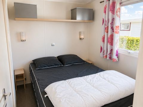 Mobilhome 2 personnes - Privilège - 1 chambre - Terrasse non couverte - 21 m²