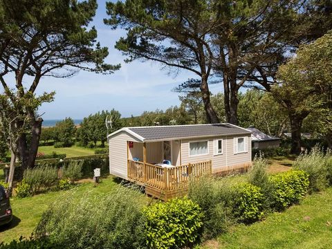 Mobilhome 6 personnes - Standard 32m² - 3 chambres - Terrasse intégrée