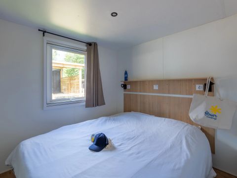 MOBILHOME 4 personnes - Homeflower Premium 29m² (2 chambres) Terrasse + TV + VUE MER