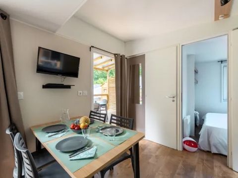 MOBILHOME 6 personnes - Homeflower Premium 35m² (3 chambres) + Terrasse + TV + VUE MER