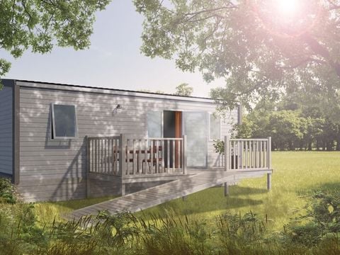 MOBILHOME 4 personnes - Mobil Home Confort 27m² (2 chambres) PMR + terrasse + TV