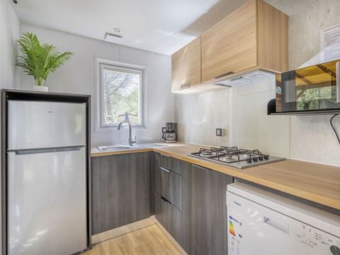 MOBILHOME 4 personnes - Mobil-Home Premium 2 chambres 4 personnes vue mer, 32m² (modèle 2023), Vue mer +CLIM