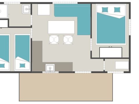 MOBILHOME 4 personnes - Mobil-home 4 personnes