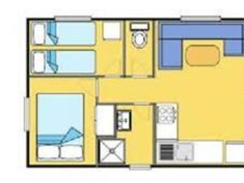 MAISON 3 personnes - STANDARD COMPACT MEDITERRANEE