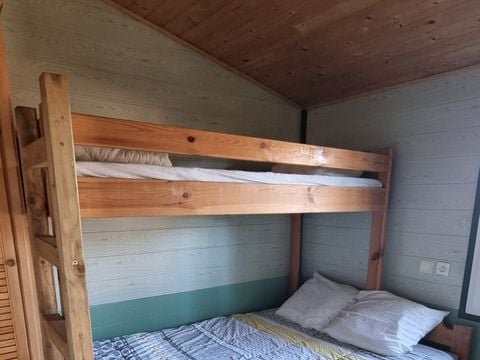 CHALET 5 personnes - 80 Chalet Champêtre 35m² + Grande Terrasse couverte +Télévision + Lave vaisselle 1/5 pers