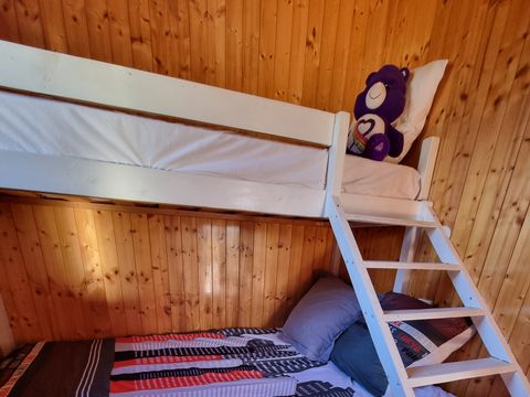 CHALET 5 personnes - 15 Chalet Les Pivoines 40m² + Télévison + Terrasse couverte+ Lave vaisselle 1/5 pers