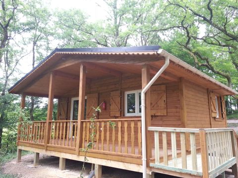 CHALET 4 personnes - Chalet La Cabane 35m² + lave vaisselle + Terrasse couverte +Télevision