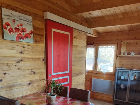 Chalet 1/4 personnes - 78 Les - Coquelicots 30m² - Terrasse couverte +Télévision