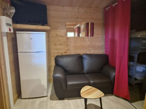CHALET 4 personnes - 78 Chalet Les Coquelicots 30m² + Terrasse couverte +Télévision 1/4 pers