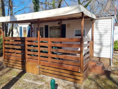 MOBILHOME 4 personnes - 23 Résidence les tilleuls 32 m2 Terrasse Couverte 1/4 pers