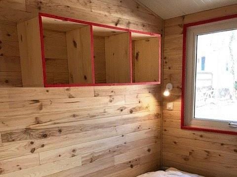 CHALET 5 personnes - 12 CHALET L'Amarylis 35m² + lave vaisselle +Terrasse COUVERTE +Télévision 1/5 pers