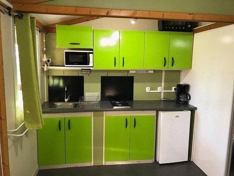 Chalet 1/5 personnes - 12 L'Amarylis - 35m² - Lave vaisselle +Terrasse - COUVERTE +Télévision