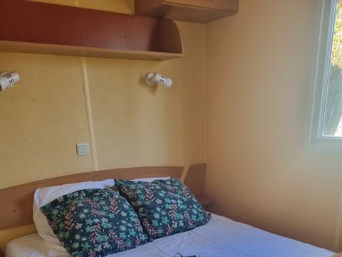 Mobilhome 1/6 personnes - 07 Résidence - La Garenne - 32m2 - 3chambres - Clim - Terrasse Couverte - Télévision - Lave-vaisselle