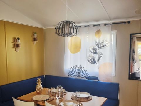 Mobilhome 1/4 personnes - 22 Résidence - Les tournesols - Terrasse couverte +Télévision