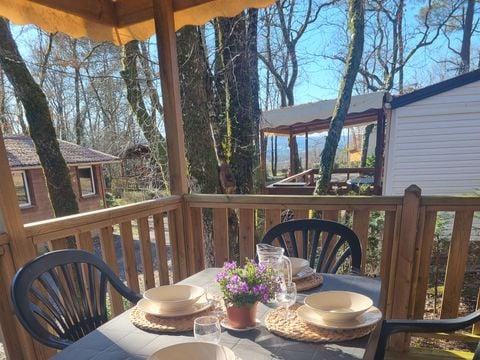 MOBILHOME 4 personnes - 22 Résidence les tournesols + Terrasse couverte +Télévision 1/4 pers